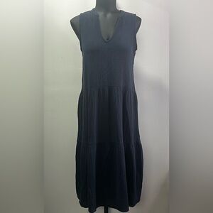 Splendid Navy Sleeveless Midi Dress